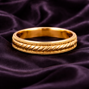 916 Gold Signature Ring
