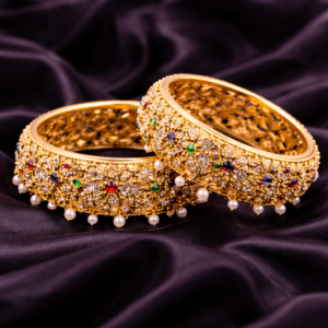 916 Gold Regal Cuff Bangle