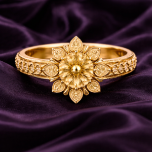 916 Gold Petal Ring